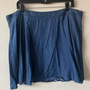 Skirt blue jean color - Forver 21 Plus Size - Falda Mahon